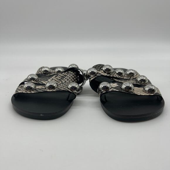 Marc Fisher Slide Sandal Size 7 M Bryte Snake - Picture 7 of 8